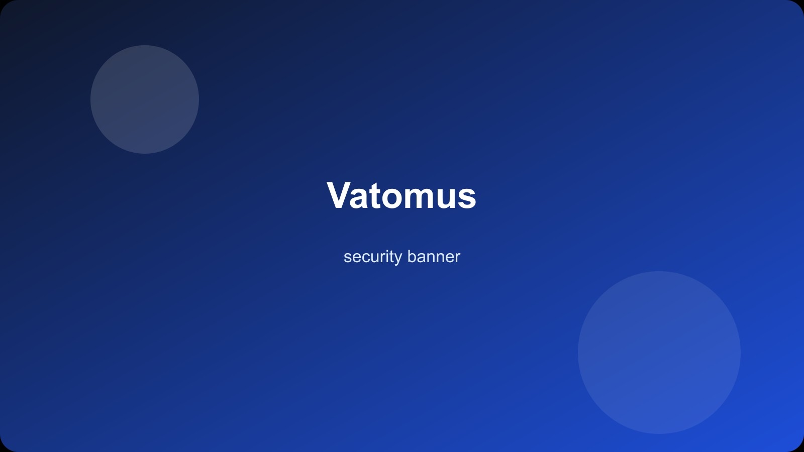 Data Security Banner